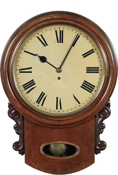 Mahogany bracket clock